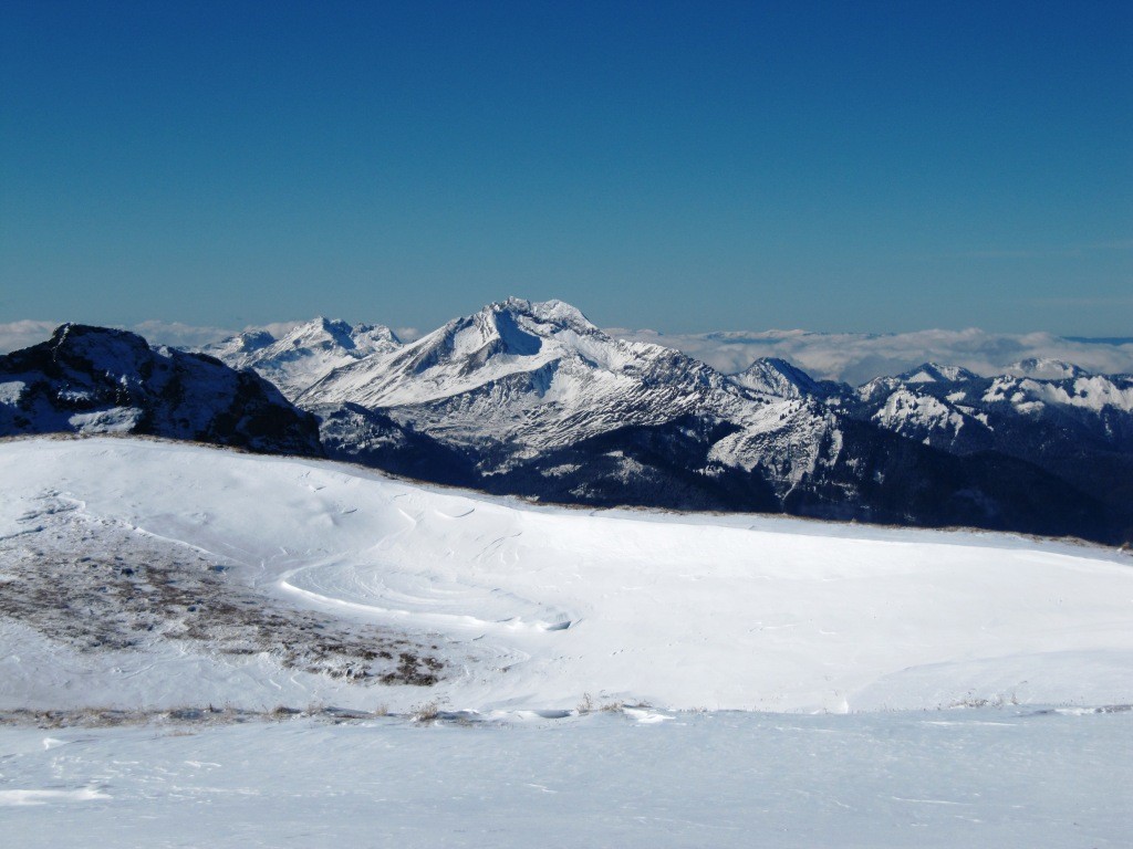 Blanc bleue : le Roc d'Enfer.