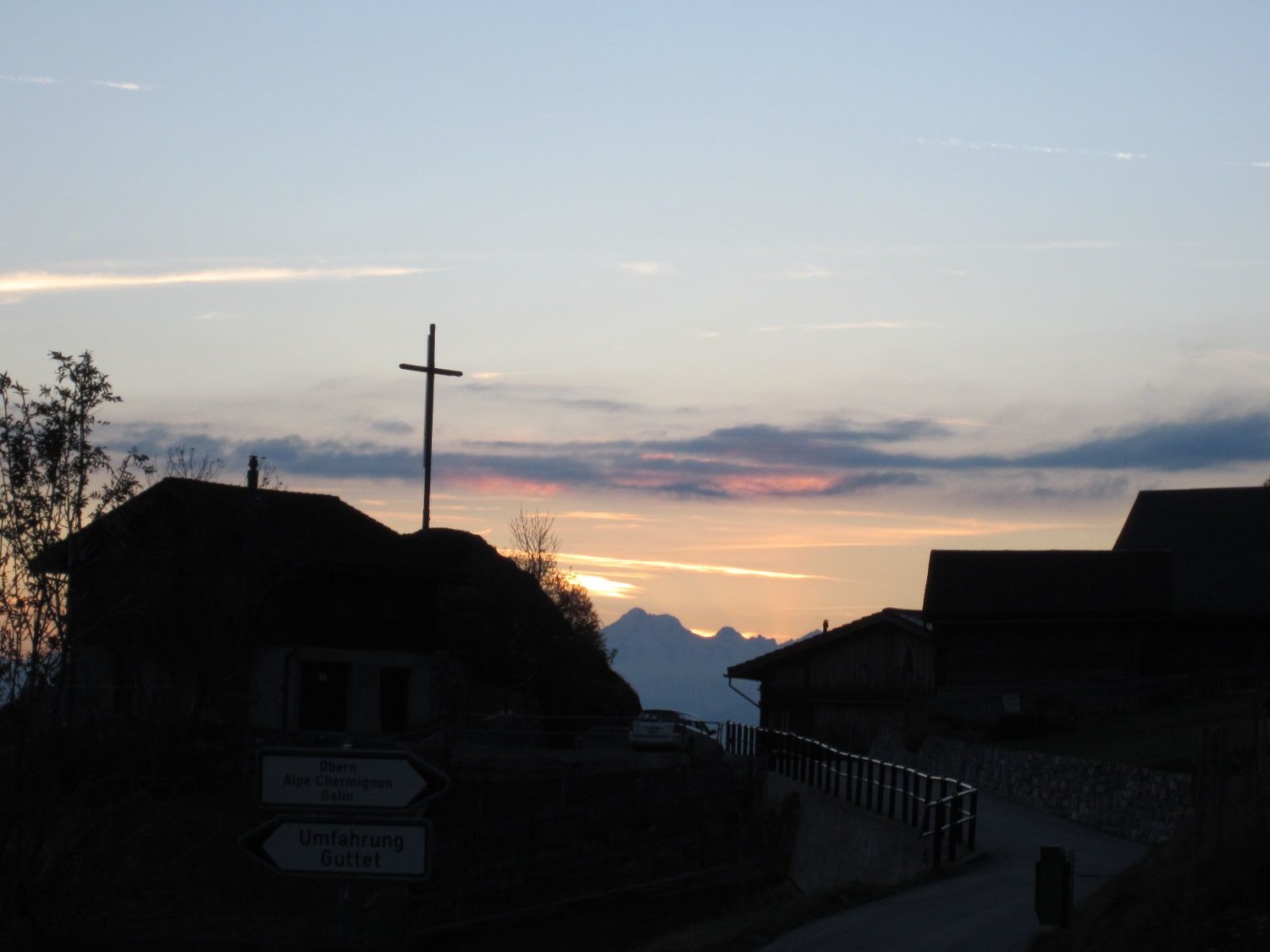 Arrivée à Guttet