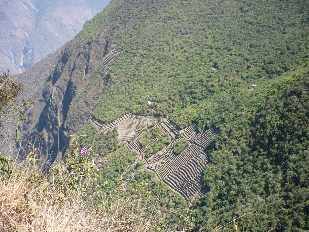 Terrasses inférieures du Choquequirao