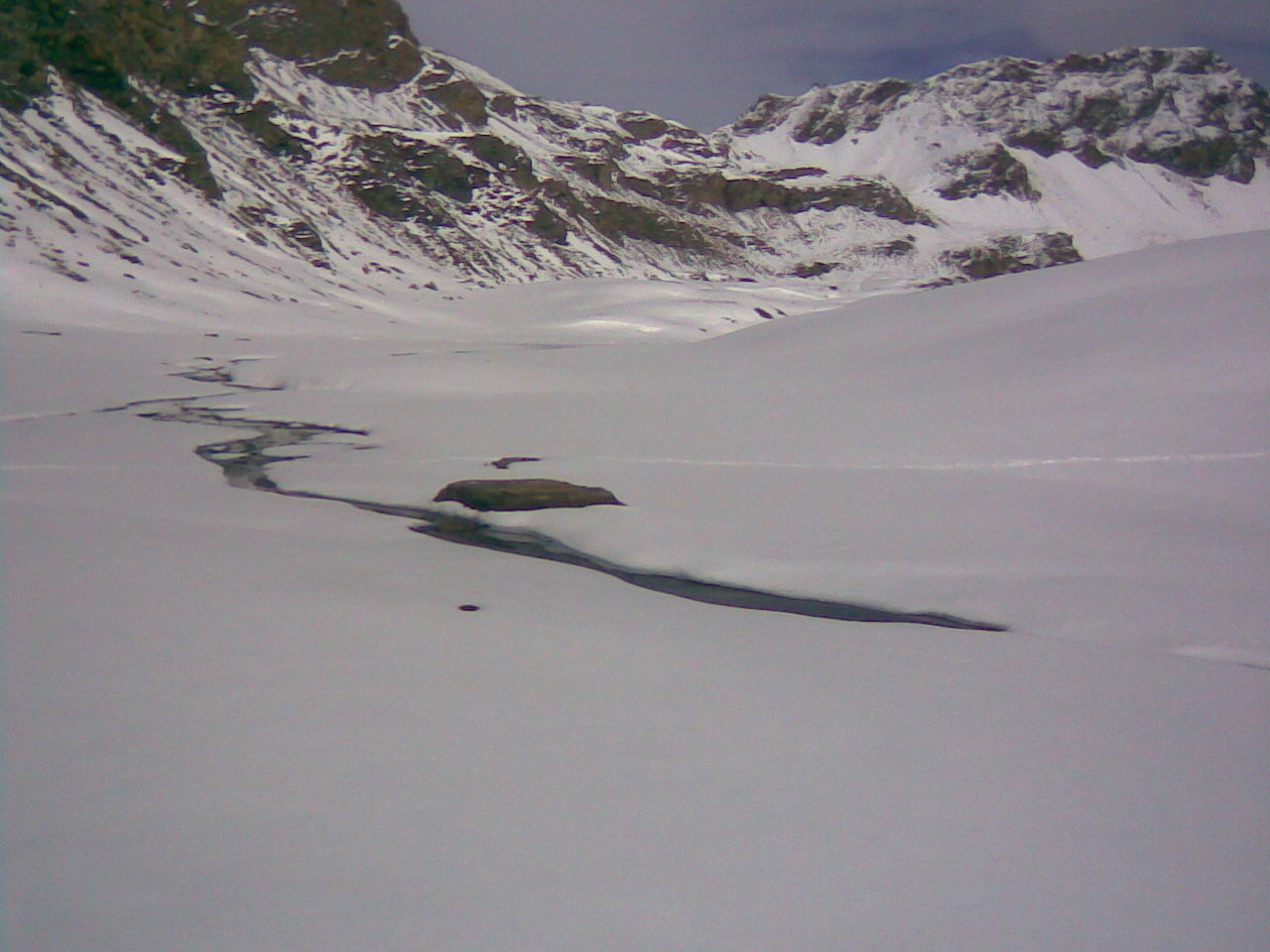 Plateau 2850 en direction du col des Reys