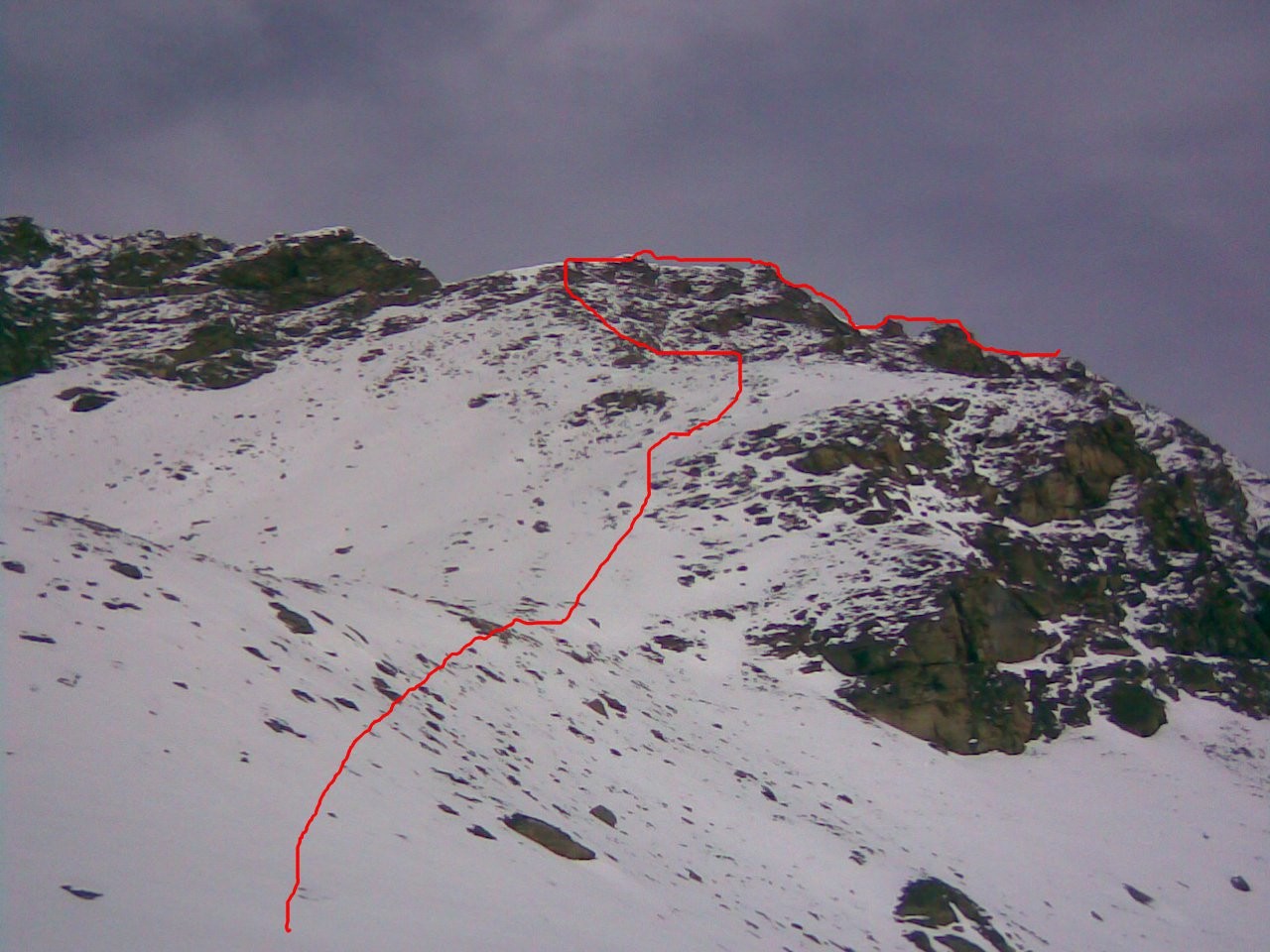 Pentes finales de l'Ouille des Reys