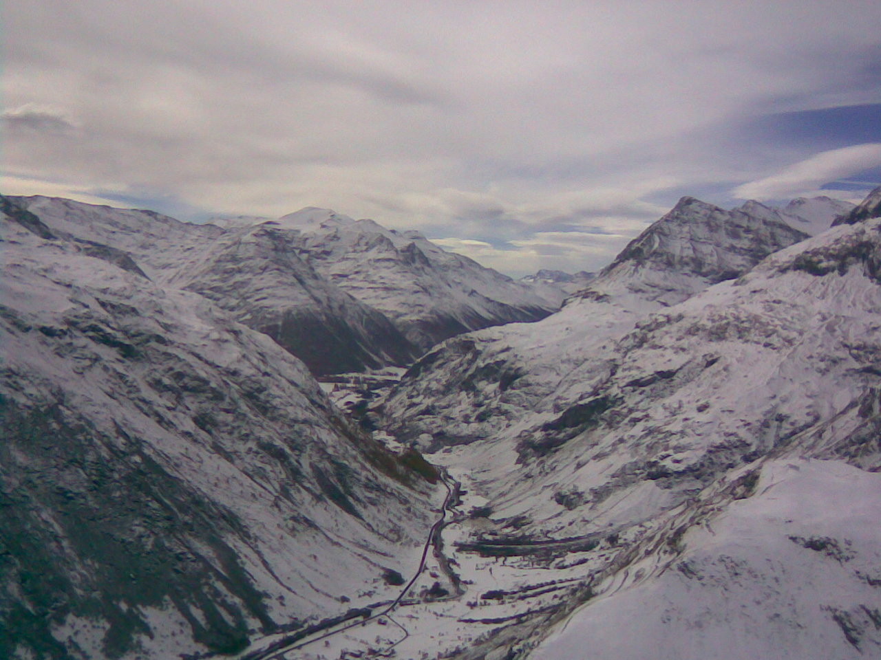 Haute-Maurienne sous les premières neiges