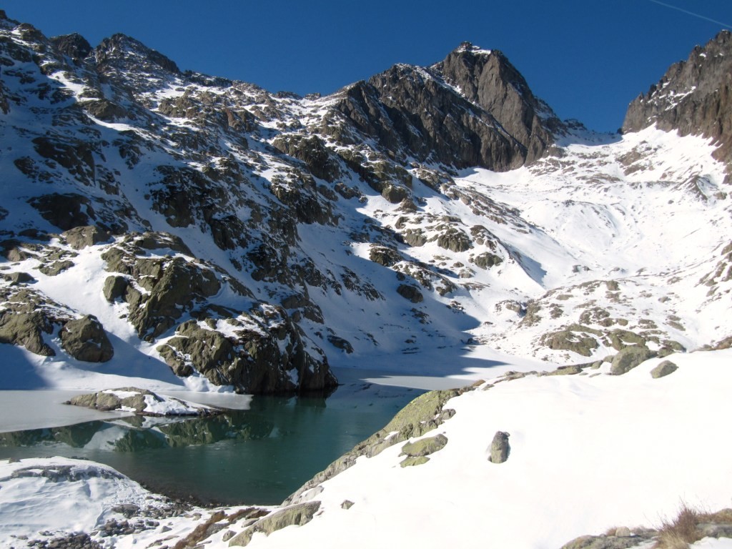En direction de l'aiguille du Belvédère