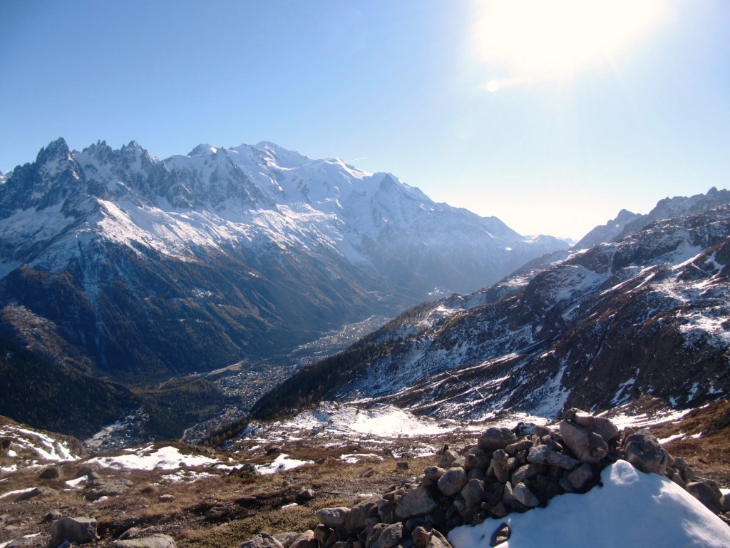 Mont Blanc et vallée de Chamonix