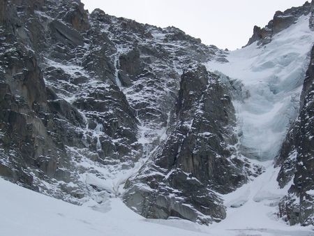 Le Fil à plomb Rognon du Plan Chamonix face Nord