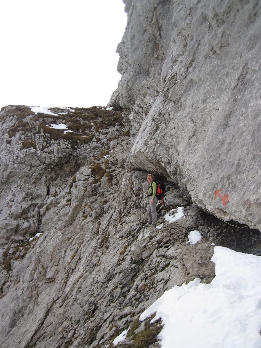 La rampe de départ (descente de la via)