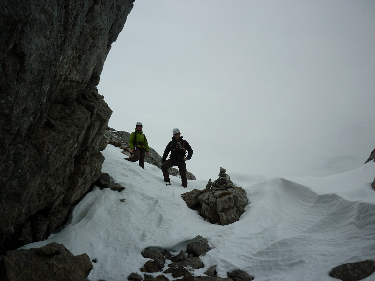 Descente enneigée
