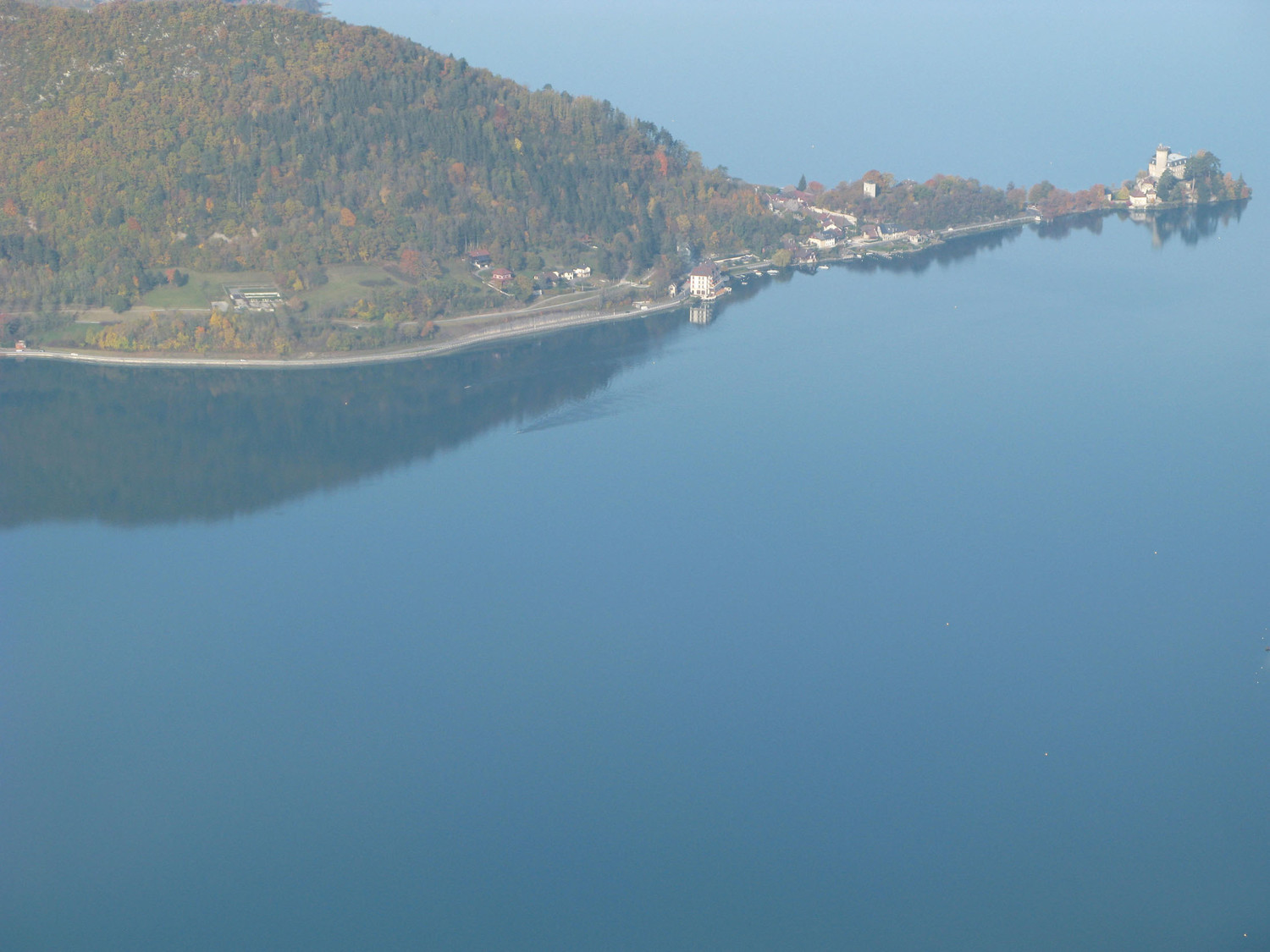 le lac comme ça et pas d'aviron!