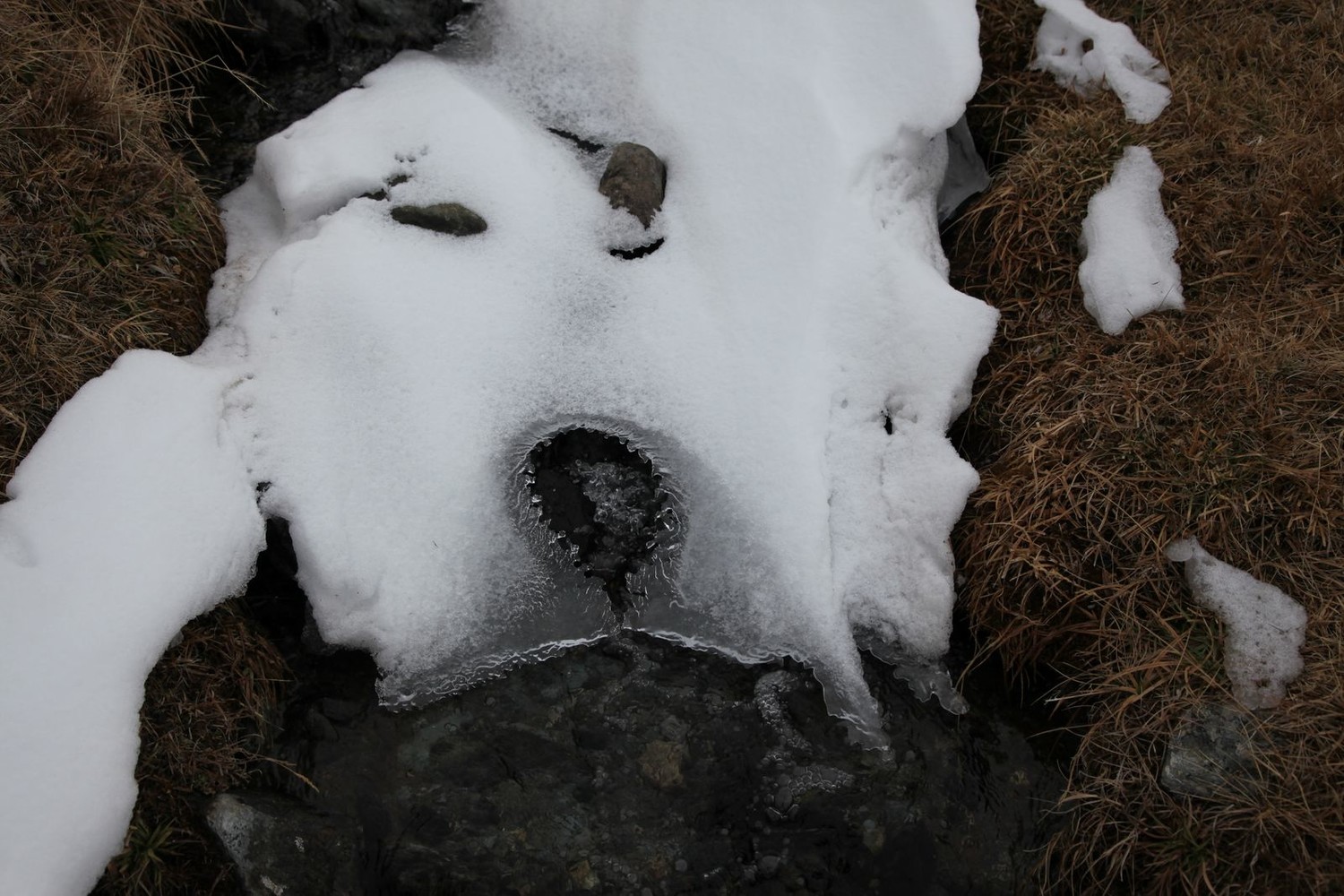Ruisseau et glace