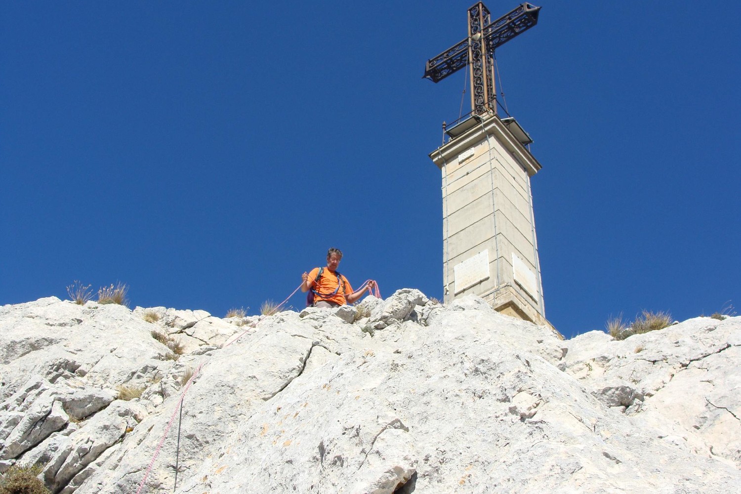 Derniers mètres avant le croix
