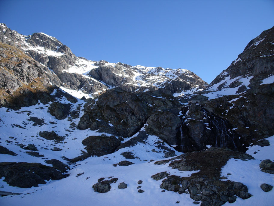 Sous le lac du petit doménon