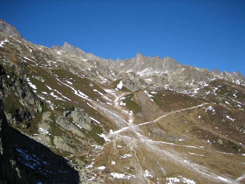 Depuis la Flégère : Etat des lieux