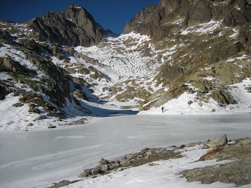 Col du Belvédère depuis le Lac Blanc