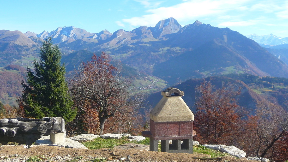 Panorama depuis le chalet du Chouet
