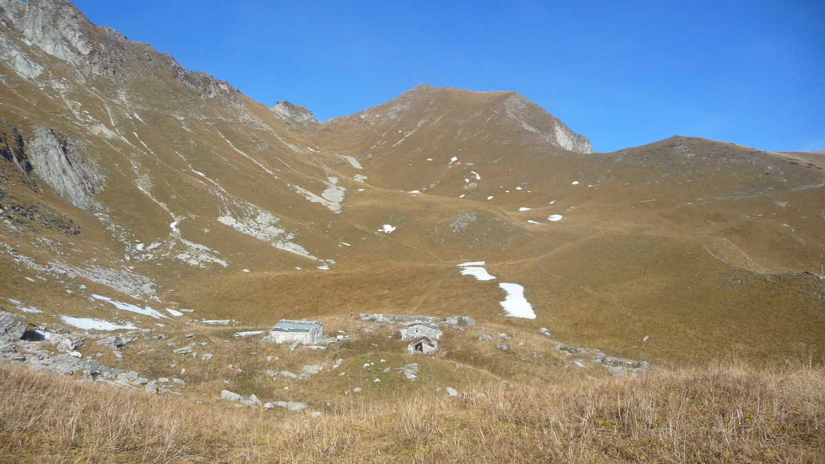 Les chalets d'Arclossan ds la combe