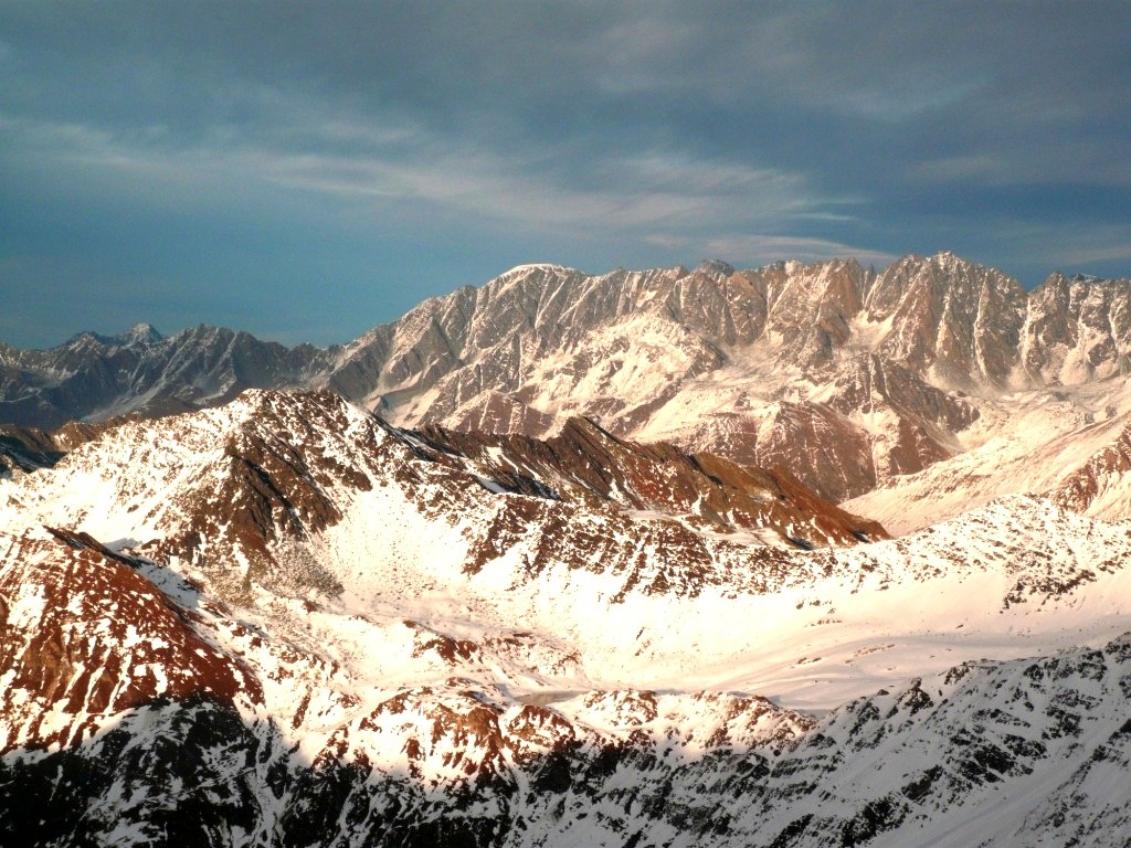 Lacs de Fenêtre et Mts Telliers, au fond le Petit Combin