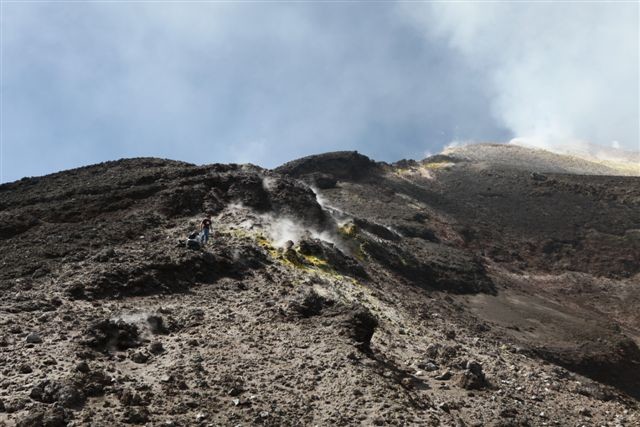 La terre qui fume