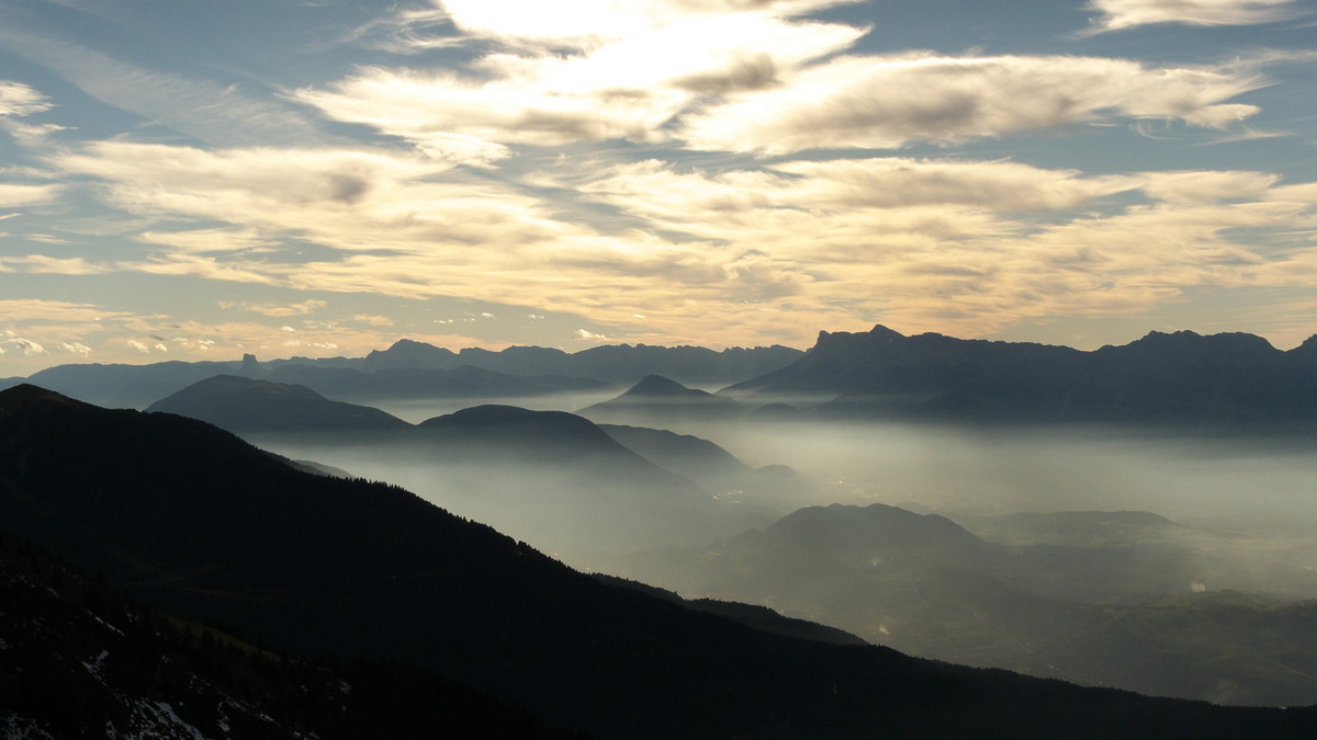 brume sur les vallées grenobloises