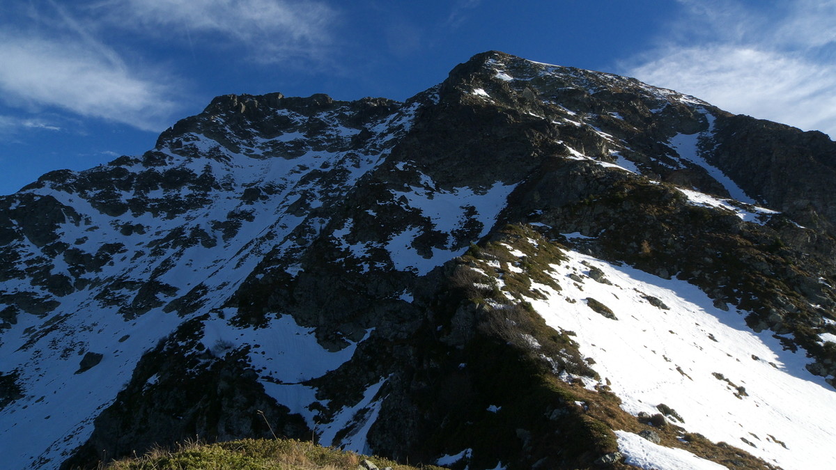 le haut de la crête NW du Grand Colon (mais où est caché Bubu ?)