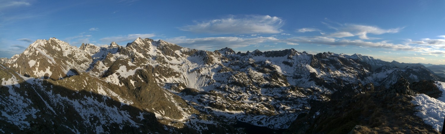 Panorama de la grande Lance à Chamrousse