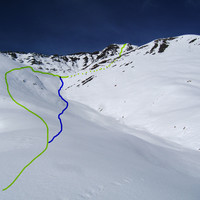 Le haut  du Bedal de Mait.