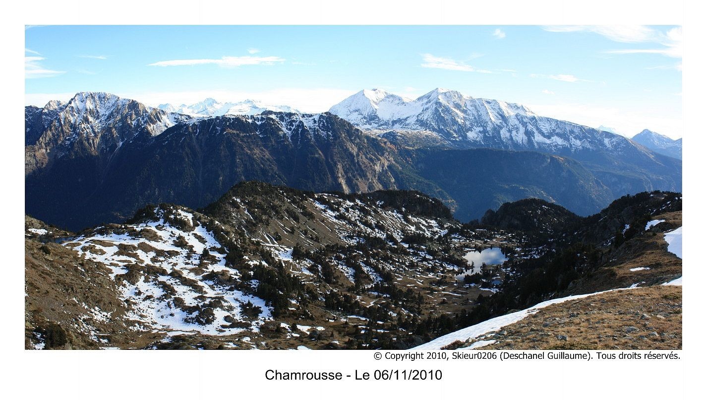 Panoramique 5 : Lac Achard et Taillefer