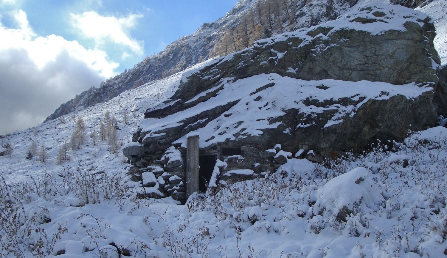 Refuge sommaire de Nassi Pletscha