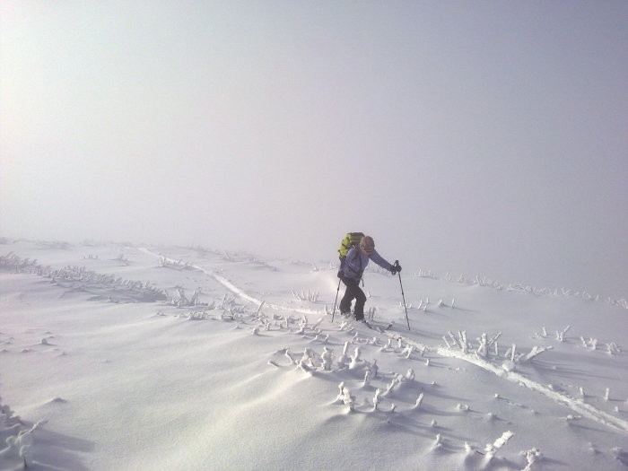 Arrivée au sommet du LACHAT