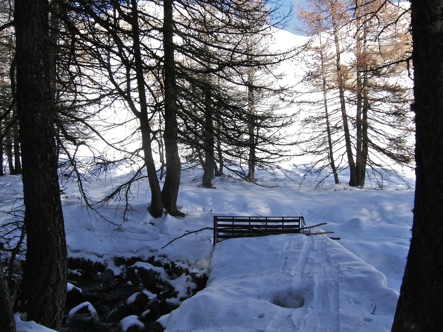 La passerelle vers 2008m