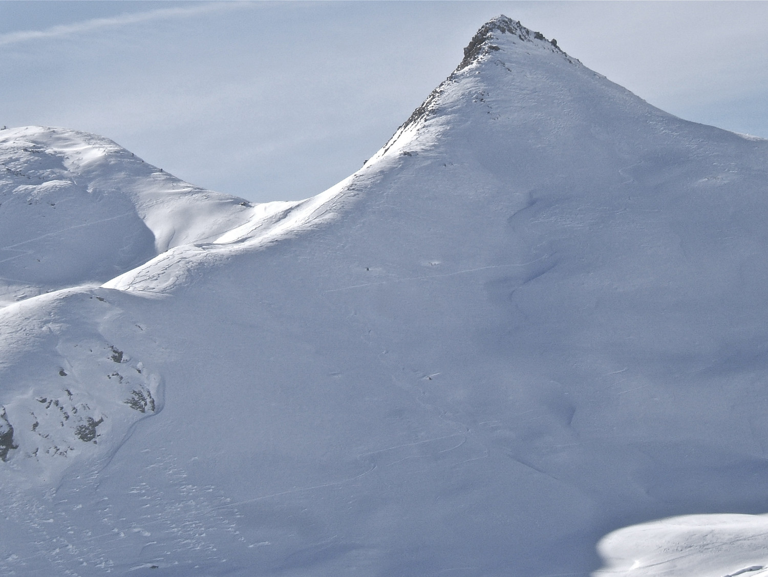Ma descente de Colombart vue de l'Alpe