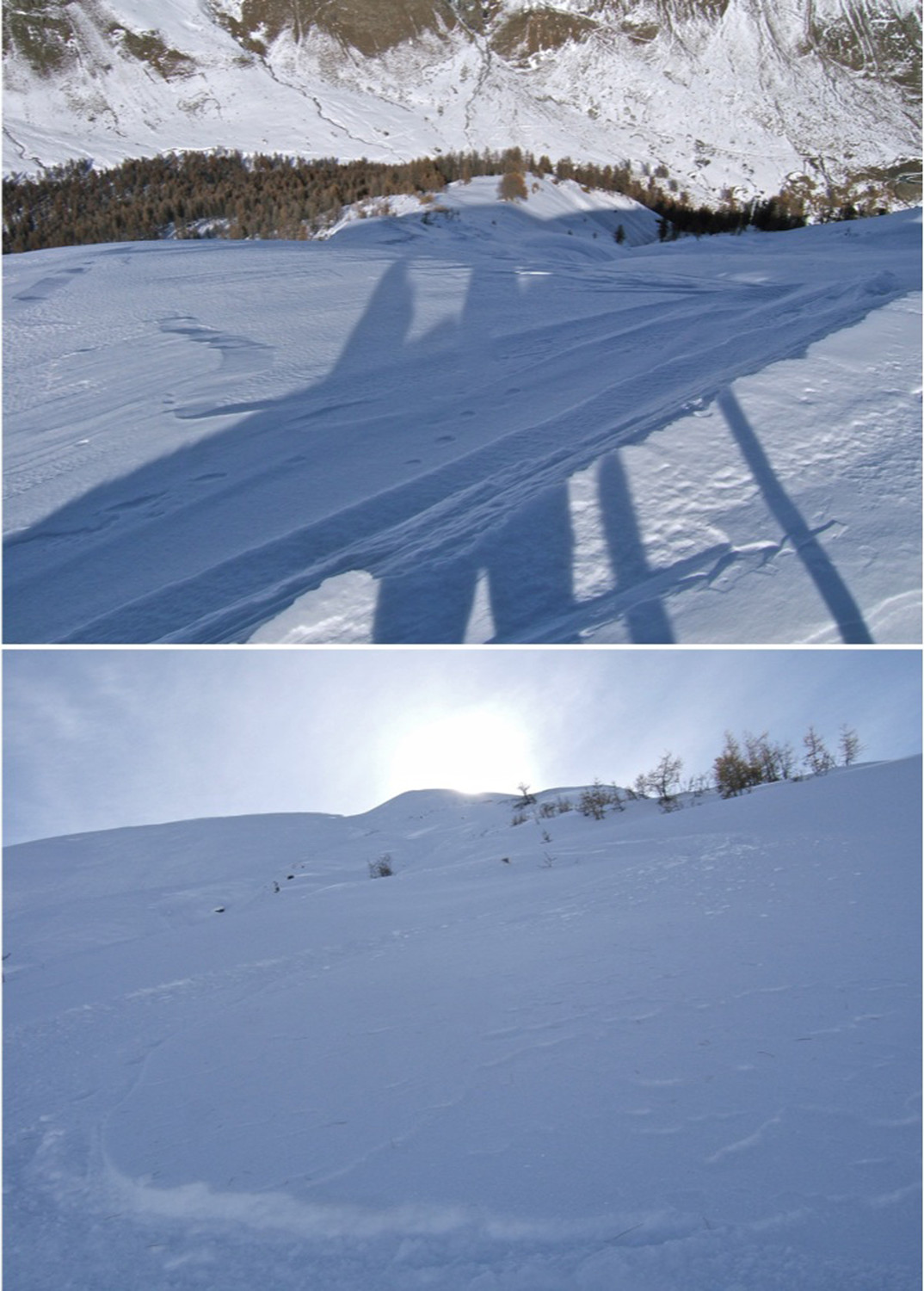 Quelques traces descente de l'Alpe
