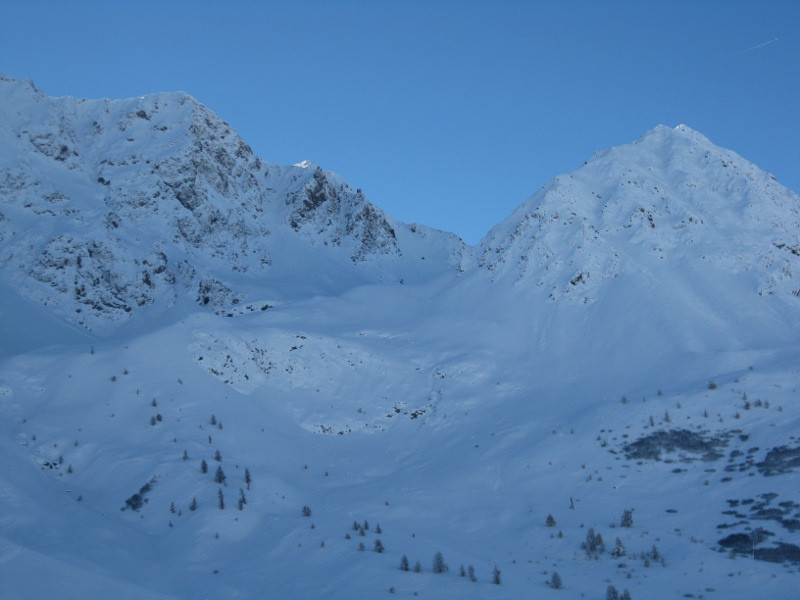 Combe de Laurichard depuis le col du Lautaret