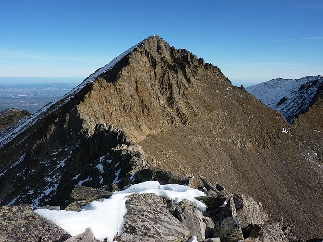 l'arête depuis le Quazemi de Dalt