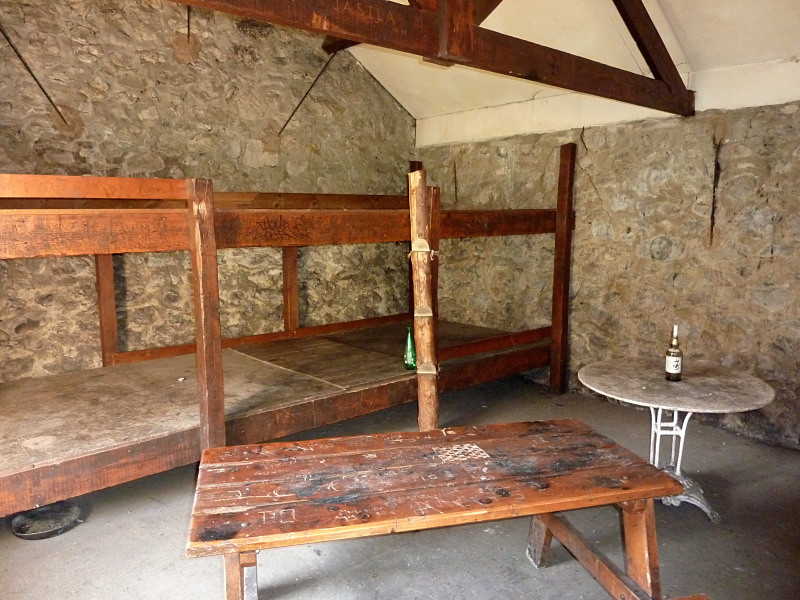 Cabane de Roybon : intérieur