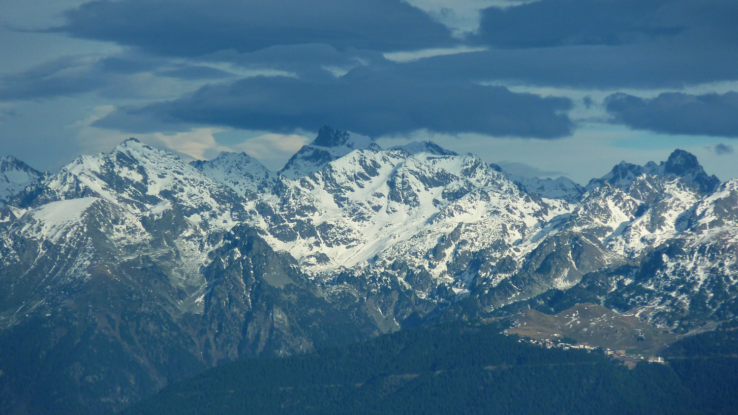 enneigement de Belledonne S, versant W