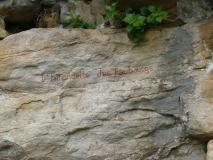 Gorges d Ombleze " Le Faubourg des hirondelles" Marquage au depart