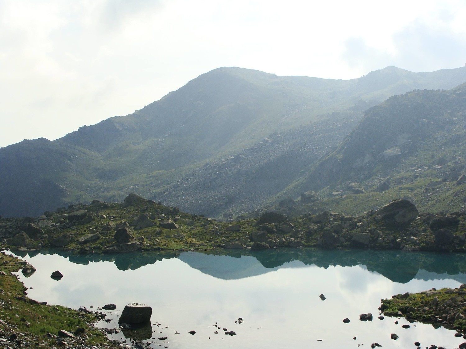 Soleil sur un lac