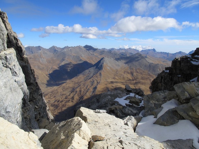 Vue à l'Est sur le Grand Glaiza (3293 m)