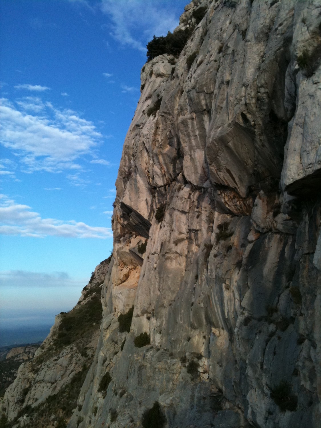 Belle vue sur les voies parallèles
