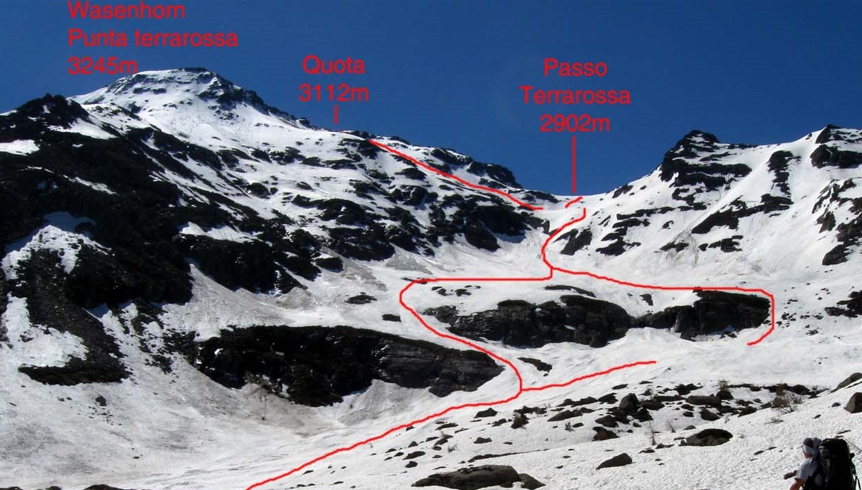 Passo e Punta Terrarossa