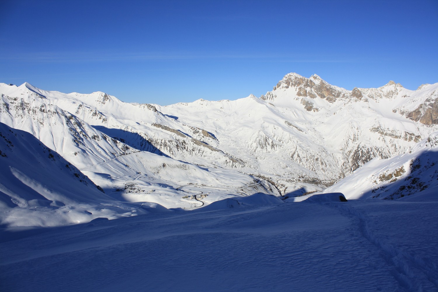 De la Combe de Laurichard vers, Pic Blanc, Col et Grand Galibier
