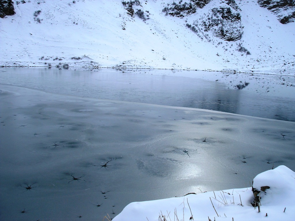 Le Lac Lioson, pas encore gelé!