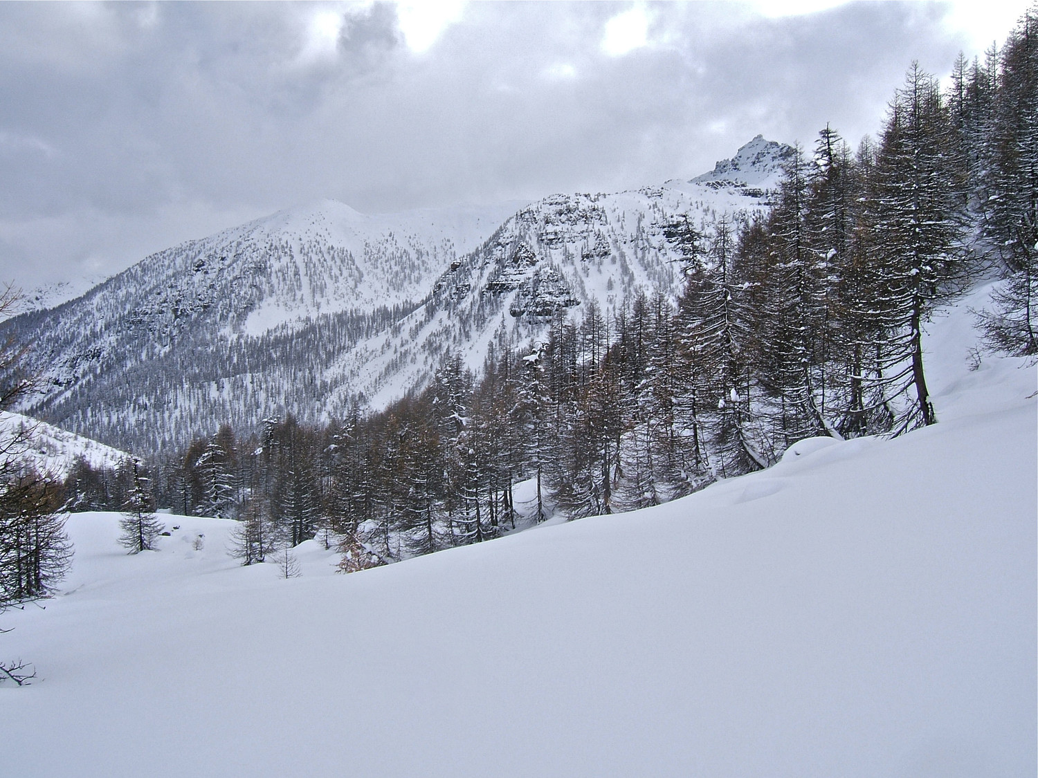 vue sur la Croix de Carlé.