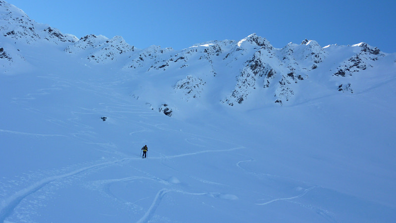 Enneigement de la Face NE de la Jasse