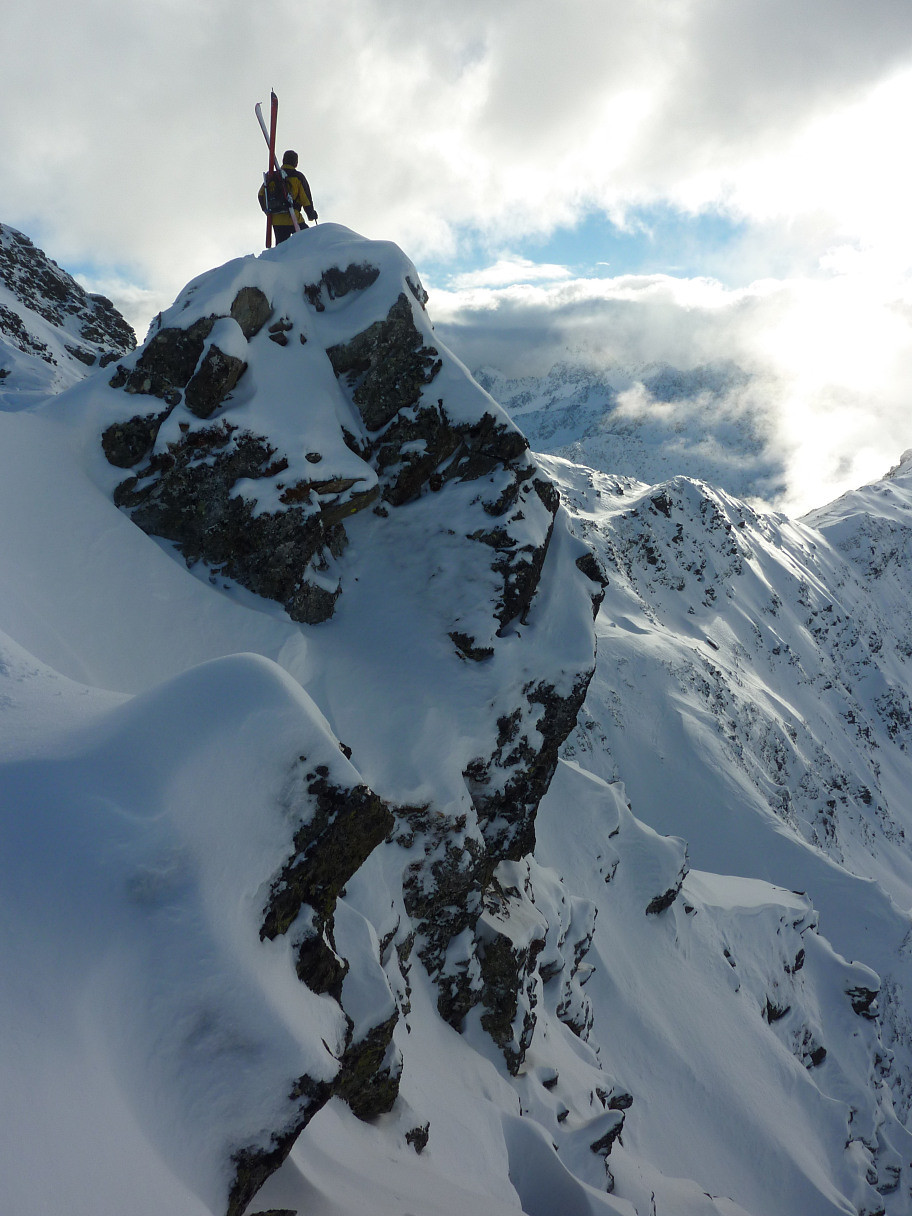 Sur l'arête N de la Jasse