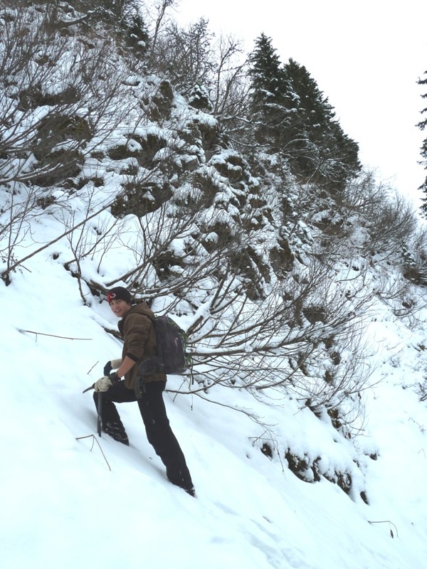 Moi dans le couloir