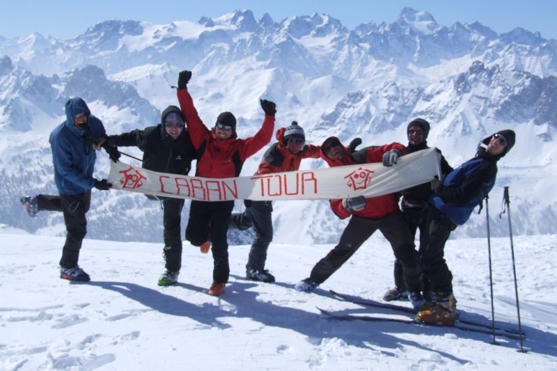 J4: Tout le groupe au sommet du Pic du Lac Blanc (2980m)