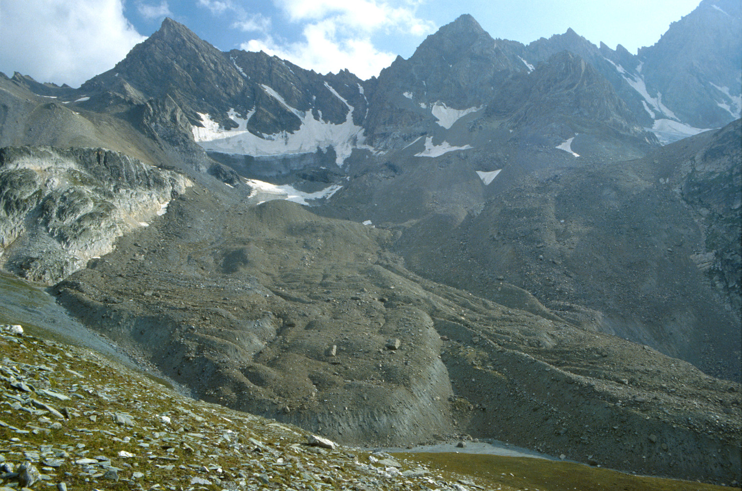 Brec de l'Homme, col de Chambeyron, pointe des Cirques.