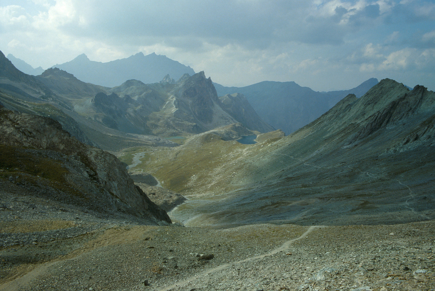 Vallon de Marinet, Lacs et Aiguille Large de Marinet