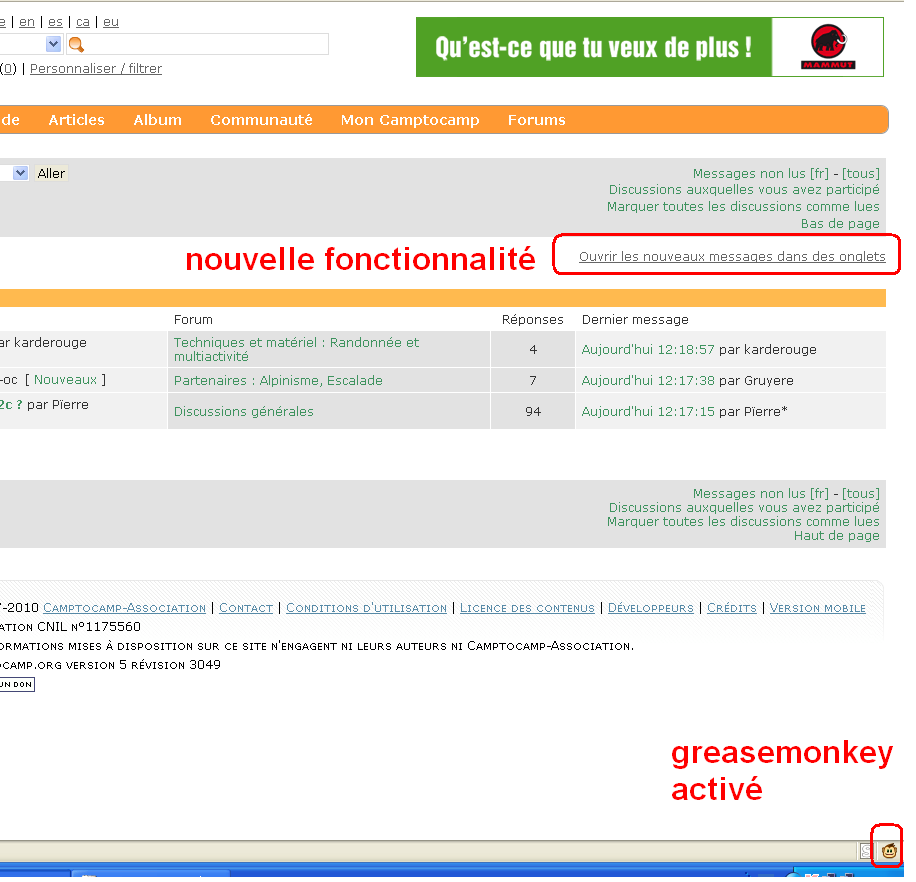 Fonctionnalité greasemonkey